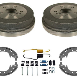 Rr Brake Drums Brake Shoes Springs for 2002 2003 2004 Toyota Camry 02-03 Solara