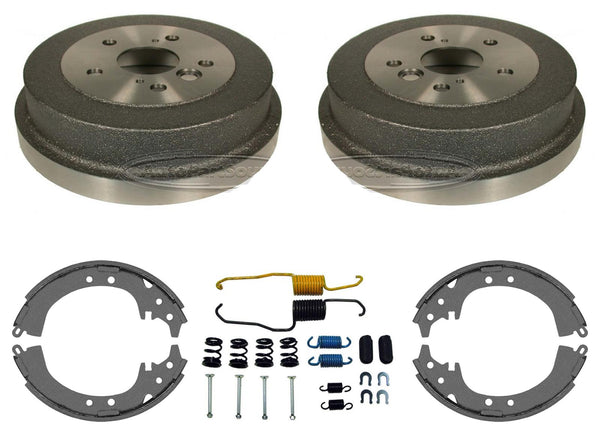 Rr Brake Drums Brake Shoes Springs for 2002 2003 2004 Toyota Camry 02-03 Solara