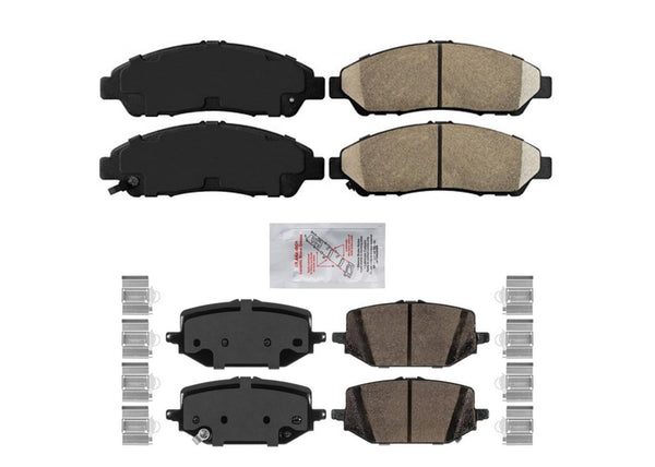 Front and Rear Ceramic Disc Brake Pads For Honda Pilot 2023-2024