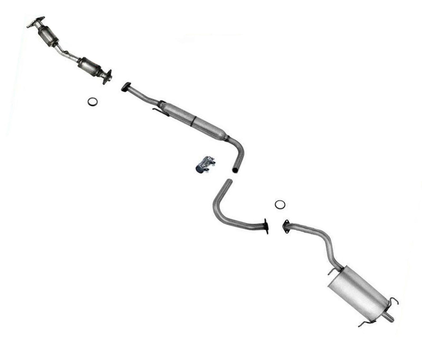 Resonador y silenciador para Nissan Sentra con emisión federal SOLAMENTE 2007-2012 2.0L