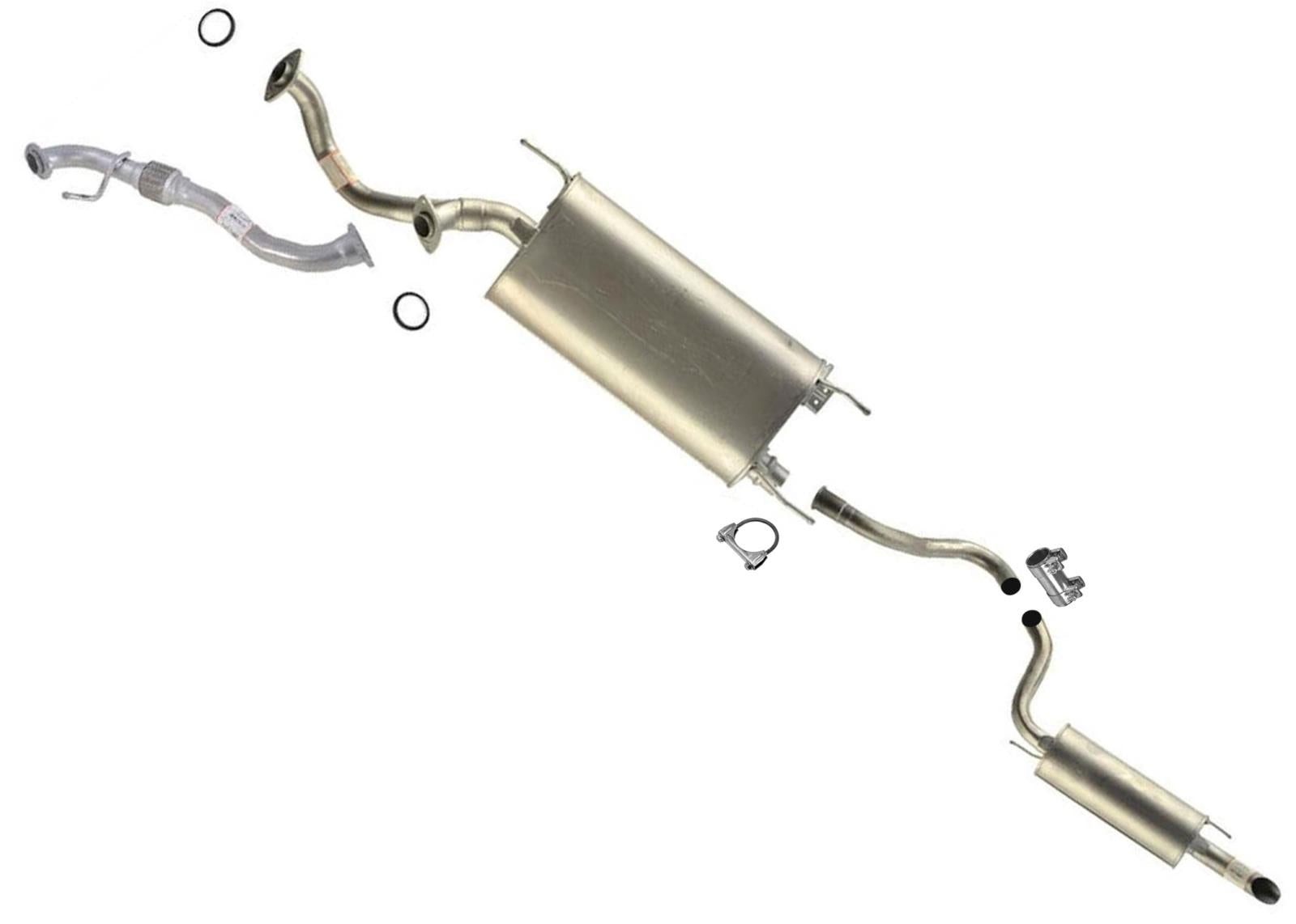 98-07 Land Cruiser LX470 Tubo de silenciador medio Rr Juntas de silenciador Tubo de motor EE. UU.