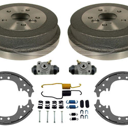 Rear Brake Drums Brake Shoes Springs Cylinder for Toyota Camry 2002 2003 2004