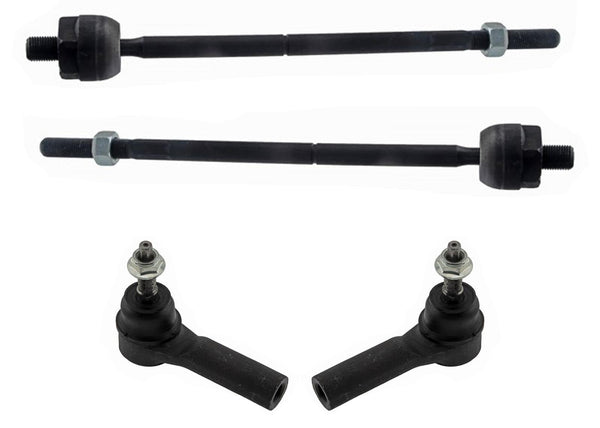 for 2005 2007 2008 2011 Ford Mustang Inner Tie Rods Outer Tie Rod Ends Kit