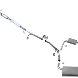 Catalytic Converter Pipe Dual Exhaust Mufflers For Ford Explorer 16-19 2.3 Turbo