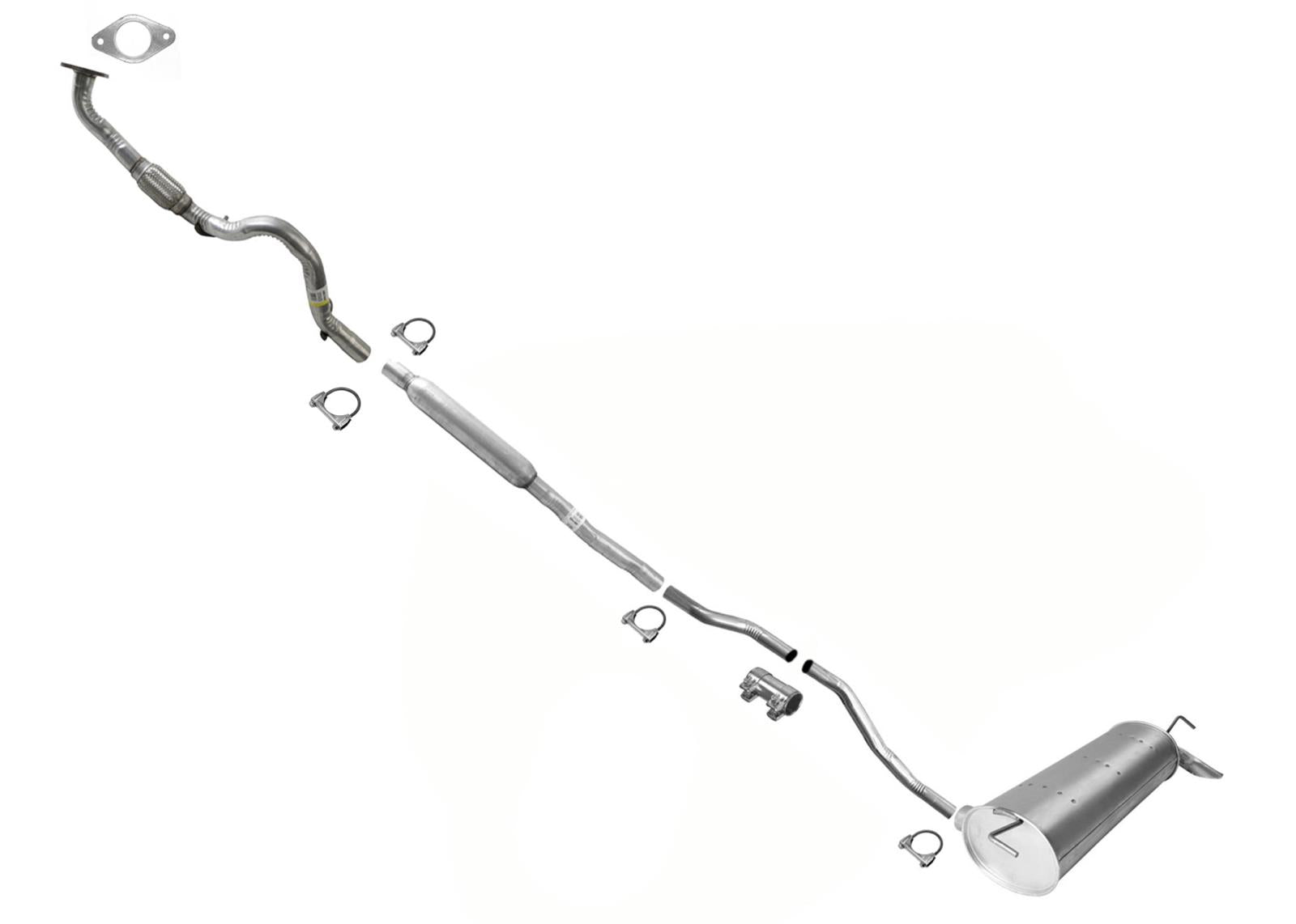 Exhaust System Extension Pipe for Jeep Renegade 2.4L 2016 2017 2018