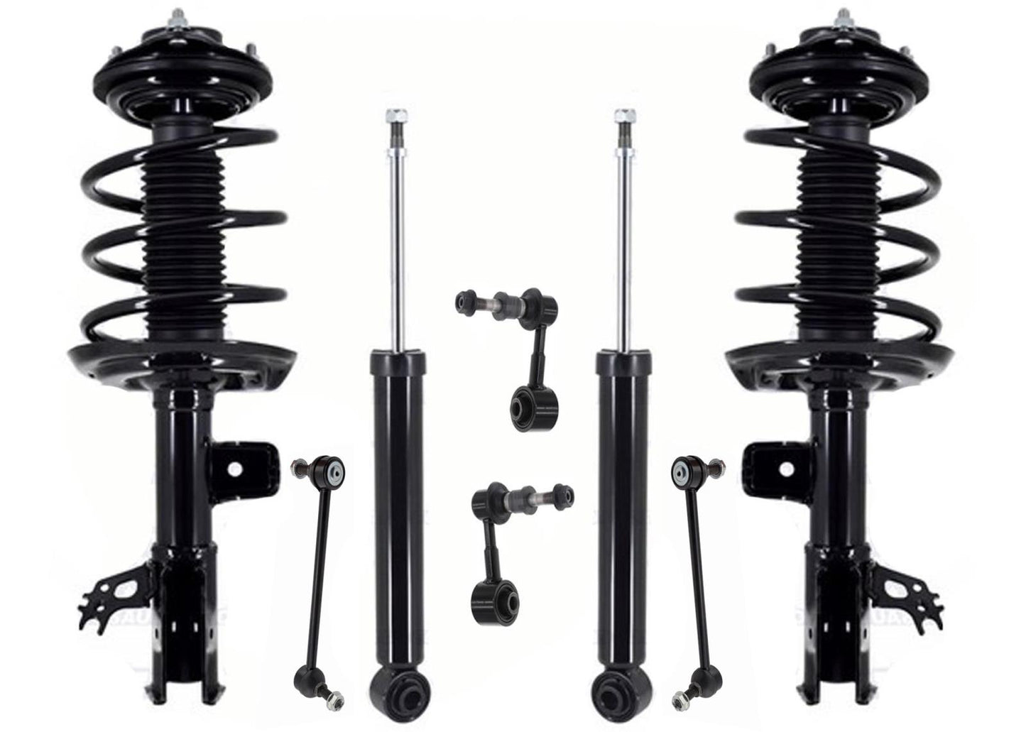 Front Struts Rear Shocks & Links For 2018-2023 Camry XLE Front Wheel Drive 2.5L
