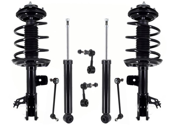 Front Struts Rear Shocks & Links For 2018-2023 Camry XLE Front Wheel Drive 2.5L
