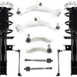 Front Struts Control Arms Tie Rods & Links For GLA250 15-20 W/ Sport Suspension