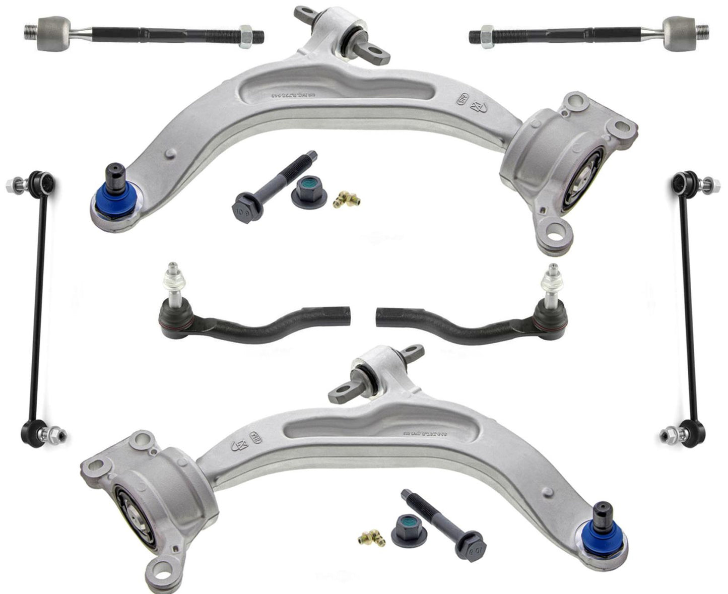 Front Lower Control Arms Tie Rods & Links For Chrysler Pacifica 2017 2018 2025