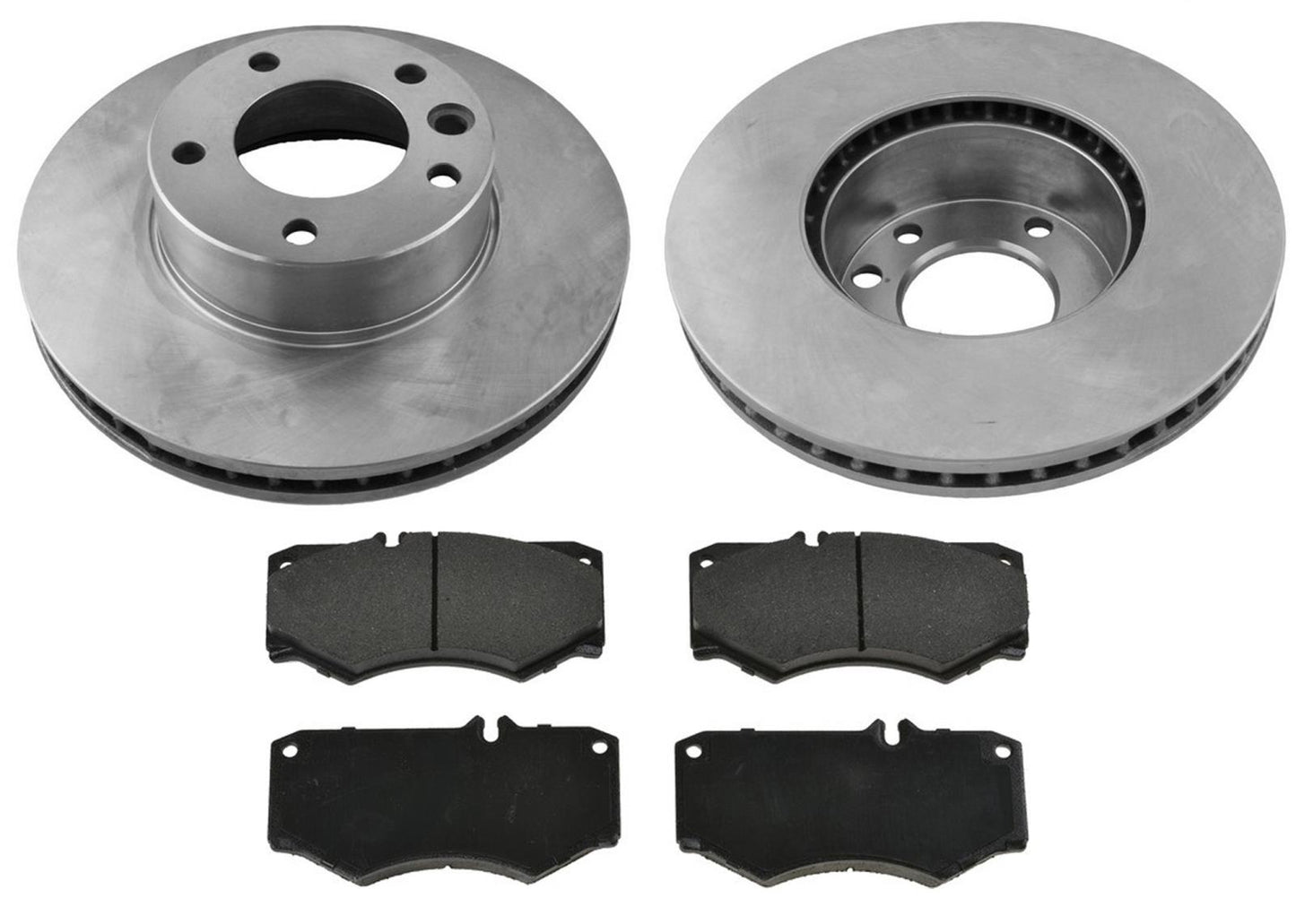 Front Disc Brake Rotors & Brake Pads For Mercedes Benz G550 2009 2010 2011 2012