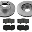 Front Disc Brake Rotors & Brake Pads For Mercedes Benz G550 2009 2010 2011 2012