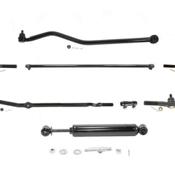 Se adapta al estabilizador de dirección de barra de seguimiento de varillas de amarre de enlace de arrastre Jeep Wrangler 1997-2006