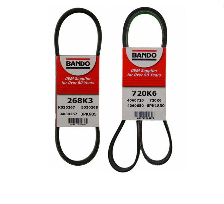 100% Brand New Serpentine Fan Belt Kit for Ford Contour 2.5L 1998-2000