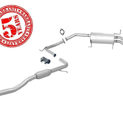 1990-1994 Mazda 323 Protege 1.8L Sistema de escape con silenciador de doble salida