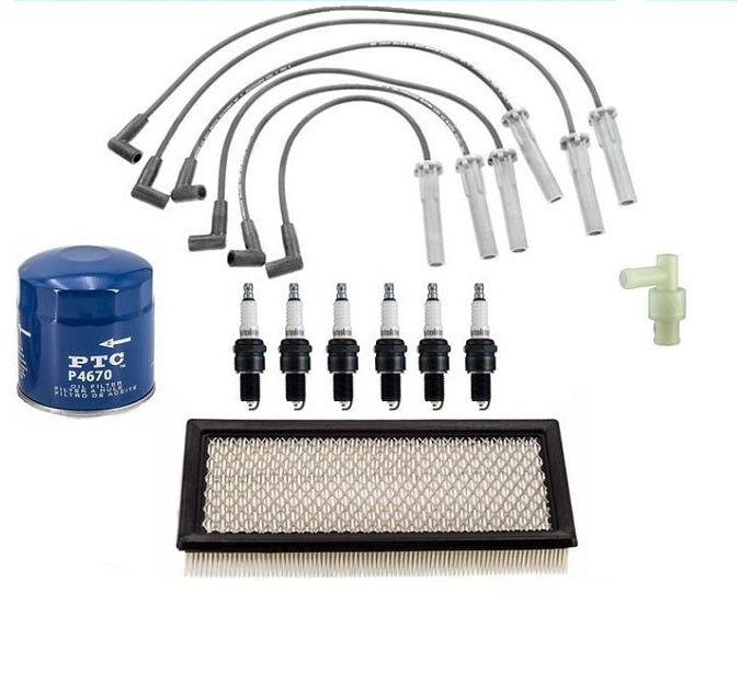 96-2000 TOWN &amp; COUNTRY Cables de bujía Tapones de filtro de aire PCV V6