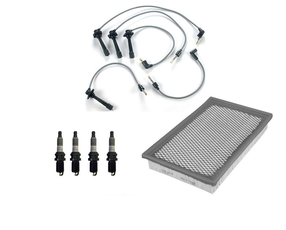 Spark Plug Ignition Wires Platinum Plugs Air Filter for Probe 93-97 2.0L