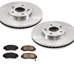 Rotores de freno de disco delantero y pastillas de freno de cerámica para Acura TSX 2004-2010