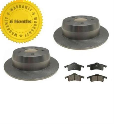 99-04 Jeep Grand Cherokee (2) Rear Rotors & Cramic Rear Brake Pads