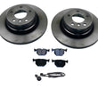 Fits 2002-2006 BMW X5 (2) Rear Brake Disc Rotors & Brake Ceramic Pads Sensor