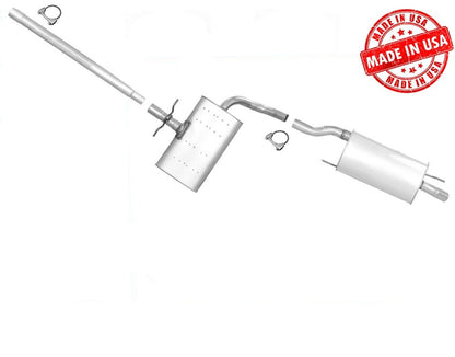 Compatible con sistema de escape silenciador OE Volkswagen Jetta Cabrio Golf 2.0L 1993-1996.