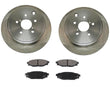 Rotores de freno trasero y pastillas de freno de cerámica para Subaru Forester 2009-2013