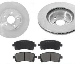 2000 Subaru Legacy & Legacy Outback 2.5L 10 7/8 Inch Front Rotors & Ceramic Pads