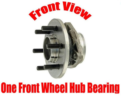 Un rodamiento de cubo de rueda delantera para Dodge Dakota 97-04 Durango 98-03 4x4 trasero ABS 