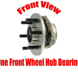 ONE Front Wheel Hub Bearing for Dodge Dakota 97-04 Durango 98-03 4x4 Rear ABS