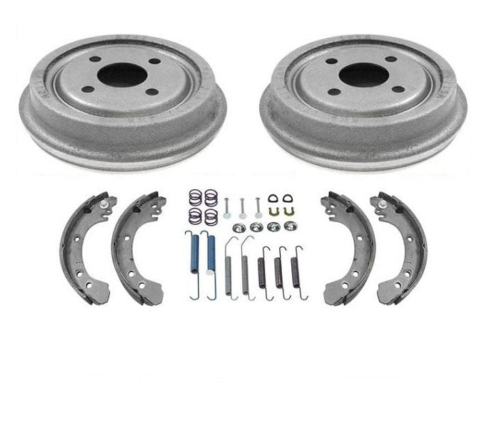 For 1991-2002 Saturn SC SL SW Rear Brake Drums & Shoes with Brake Springs 4pc
