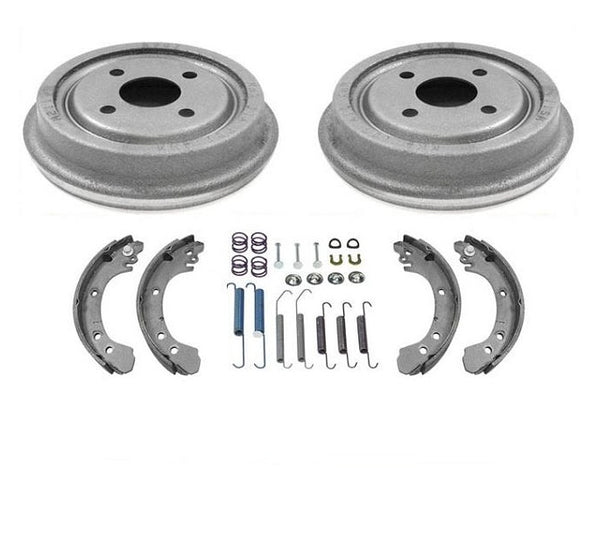 For 1991-2002 Saturn SC SL SW Rear Brake Drums & Shoes with Brake Springs 4pc