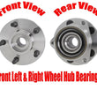 100% New Torque Tested Hub and Bearings Assembly fits for Jeep Cherokee 84-89