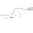 Muffler Exhaust System For 90-92 Accord DX LX / 1993 Accord 2.2L Federal Emiss.