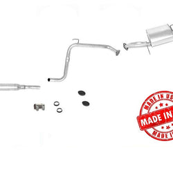 Silenciador de escape para Corolla 88-89, 4 puertas, 1,6 L, rueda delantera, solo emisiones federales