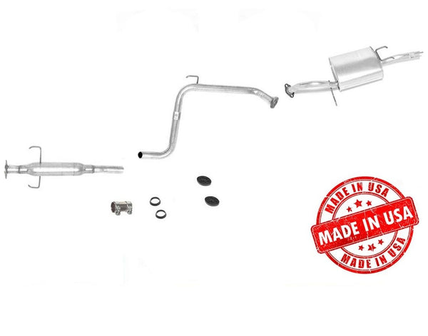 Silenciador de escape para Corolla 88-89, 4 puertas, 1,6 L, rueda delantera, solo emisiones federales