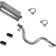 100% New Muffler Tail Pipe Exhaust System For 91-92 Jeep Wrangler 2.5L 4.0L USA