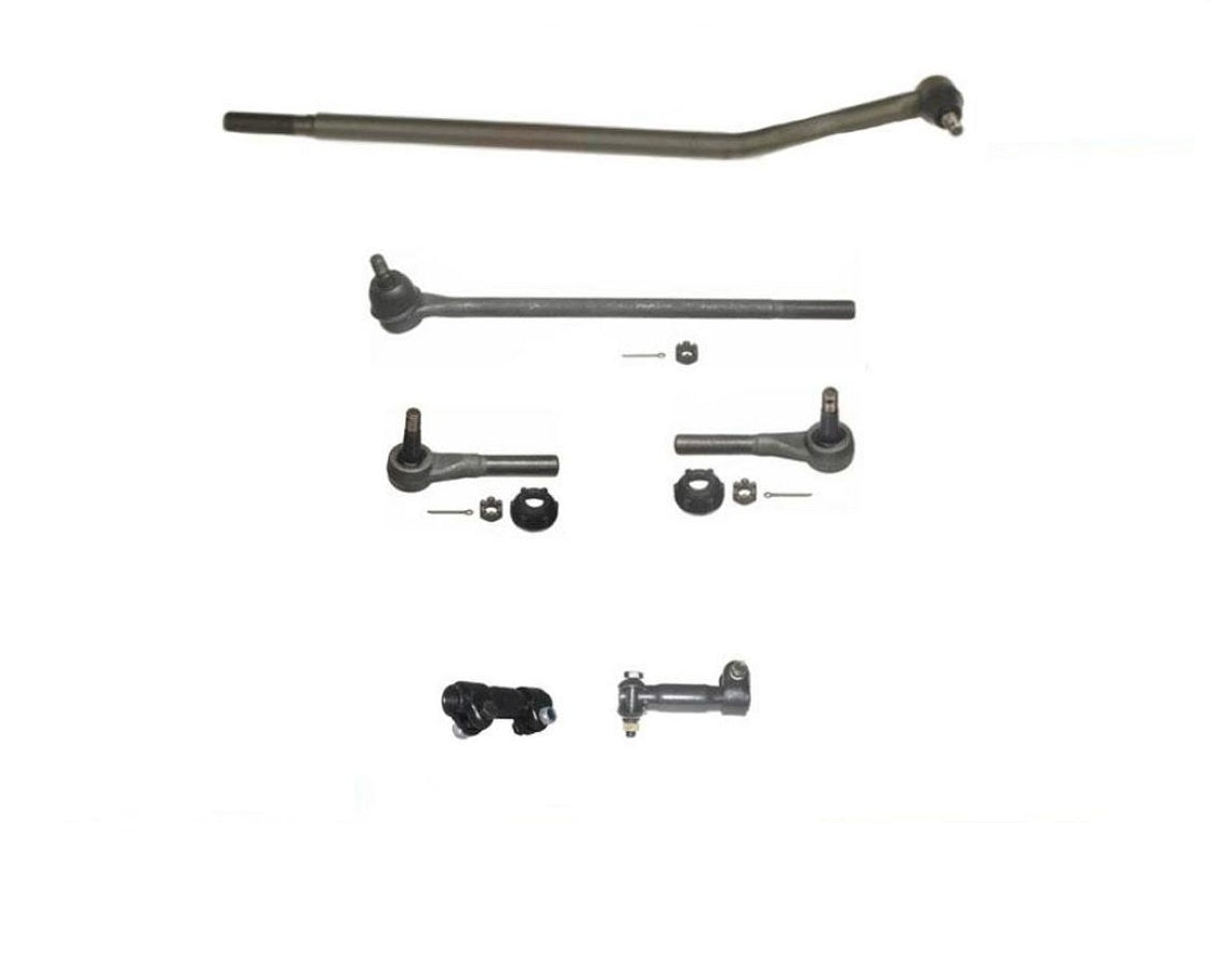 6 Pc Outer Tie Rods Drag Links Sleeves 89-90 Fits Ford Bronco II 2 Wheel Drive