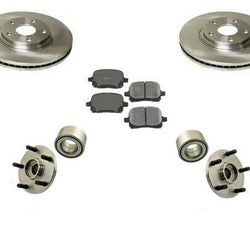 99-01 RX300 4x4 AWD Rotores de freno delantero Pastillas de cerámica Bujes y rodamientos delanteros Kit de 5 piezas