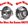 Fits 94-99 Dodge Ram 1500 4 Wheel Drive (1) Front Hub Wheel Bearing W REAR ABS