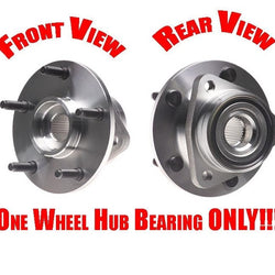 Fits 94-99 Dodge Ram 1500 4 Wheel Drive (1) Front Hub Wheel Bearing W REAR ABS