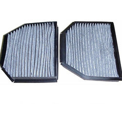 Under Hood Cowl 2 New Charcoal Cabin Air Filters for 07-12 SL550 04-11 SL600