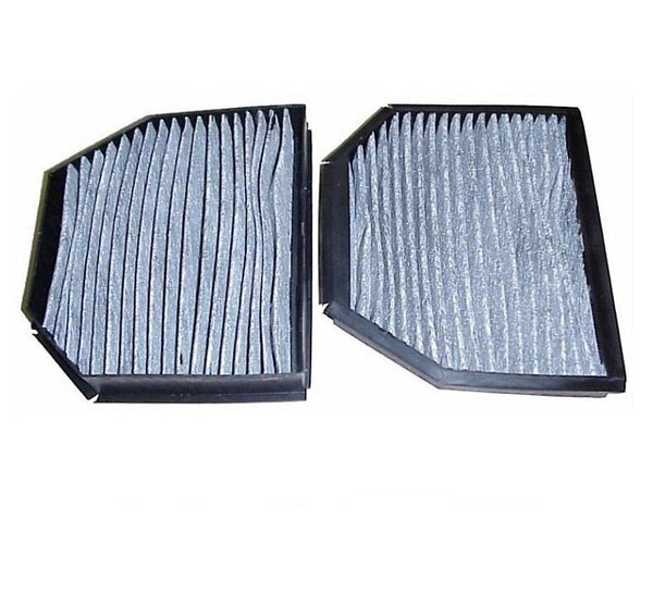 Under Hood Cowl 2 New Charcoal Cabin Air Filters for 07-12 SL550 04-11 SL600