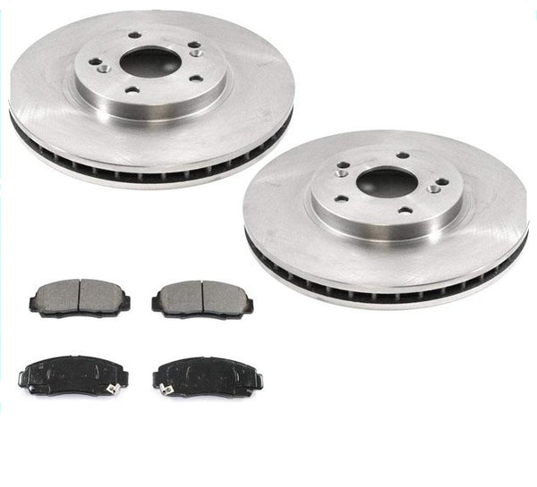 Front Brake Rotors & Ceramic Brake Pads For Acura TL 1999-2003 Acura CL 2001-03
