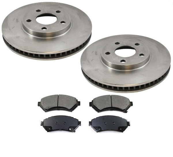 Fits Chevrolet 00 04 Monte Carlo & Impala F Brake Rotors Ceramic Pads
