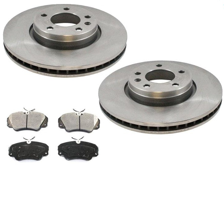 Front Brake Disc Brake Rotors & Brake Pads for 1997-2001 Cadillac Catera