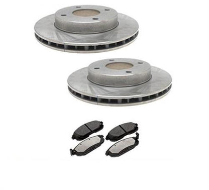 00-06 Sentra 1.8 Front Brake Rotors & Ceramic Pads 31307 CFD485