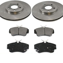 Pastillas de cerámica para rotor de freno de disco delantero 100% nuevas para 01-10 PT Cruiser Non Turbo