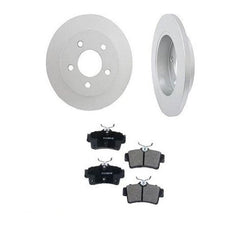 (2) Rear Brake Rotors & Ceramic Brake Pads for Ford Mustang 1994-2004
