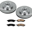 Front 330MM Disc Brake Rotor & Ceramic Brake Pads for 94-04 Mustang Cobra