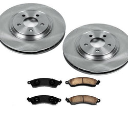 Front 330MM Disc Brake Rotor & Ceramic Brake Pads for 94-04 Mustang Cobra