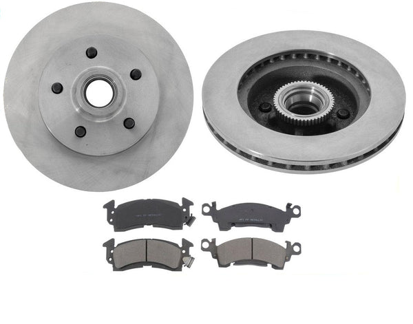 Fits 94-02 Chevrolet Astro & GMC Safari Rear Wheel Drive Front Rotors & Pads